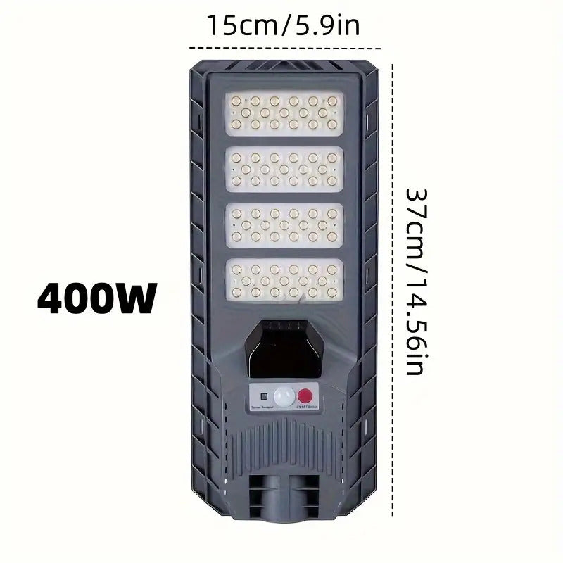 Pack 2 Focos LED Solares de Exterior 400W – Máxima potencia, cero consumo