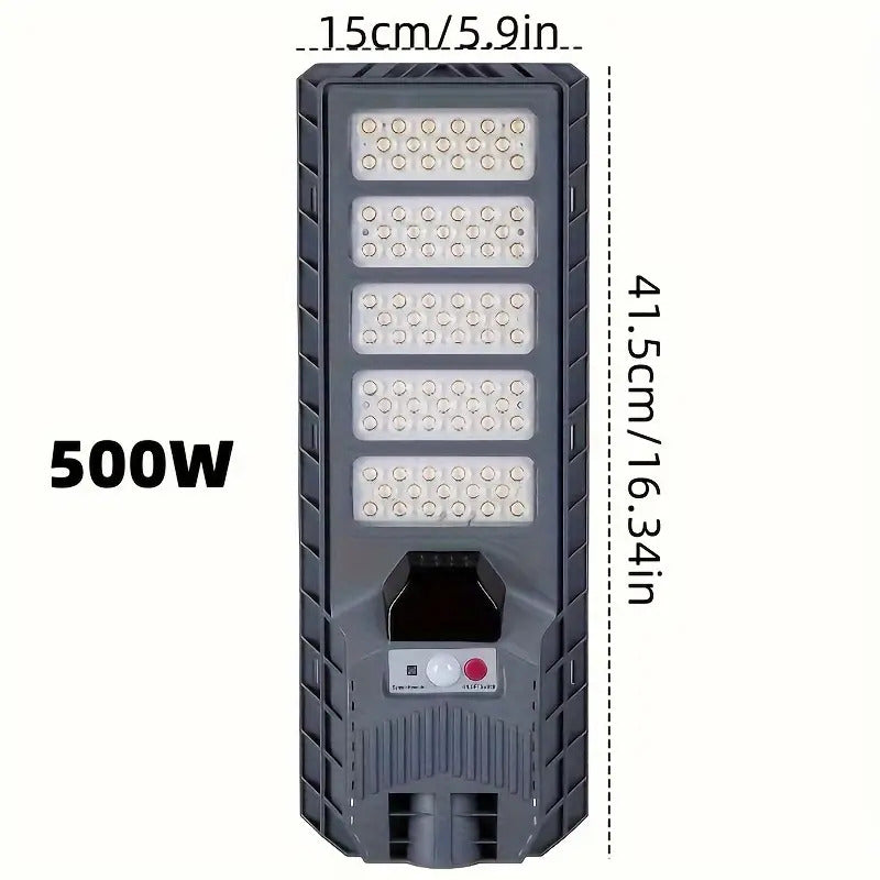 Pack 2 Focos LED Solares de Exterior 500W – ¡Potencia solar que ilumina todo tu espacio! 💡