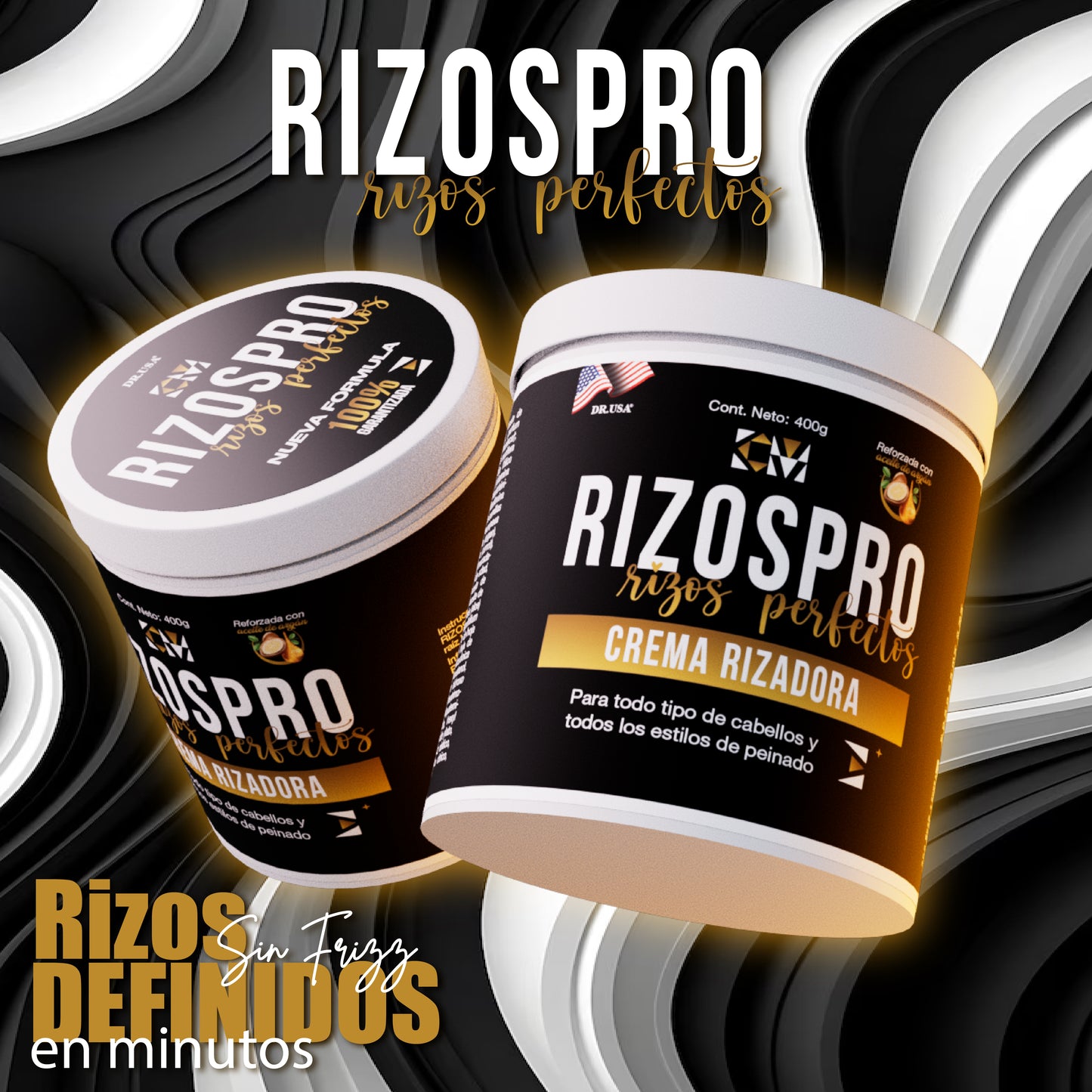 Rizos Pro – ¡Definición, hidratación y brillo en un solo paso! ✨