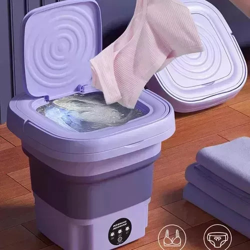 Mini Lavadora Plegable con Centrifugadora