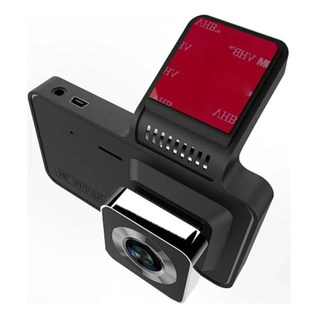 Dashcam para vehiculo con doble cámara