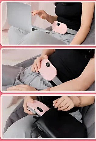 Cinturón Masajeador Alivio Menstrual – Calor y Vibración para Cólicos en Instantes 🌸