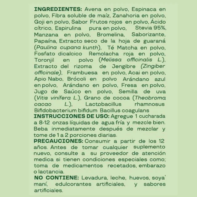 Bloom® Superfoods Berry – Tu dosis diaria de frutas, verduras y bienestar 🍓