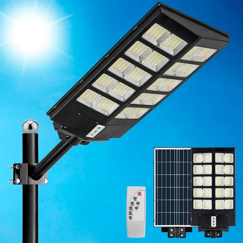 Foco Solar LED Exterior 1200W – ¡Iluminación sin cables ni consumo! 🌟