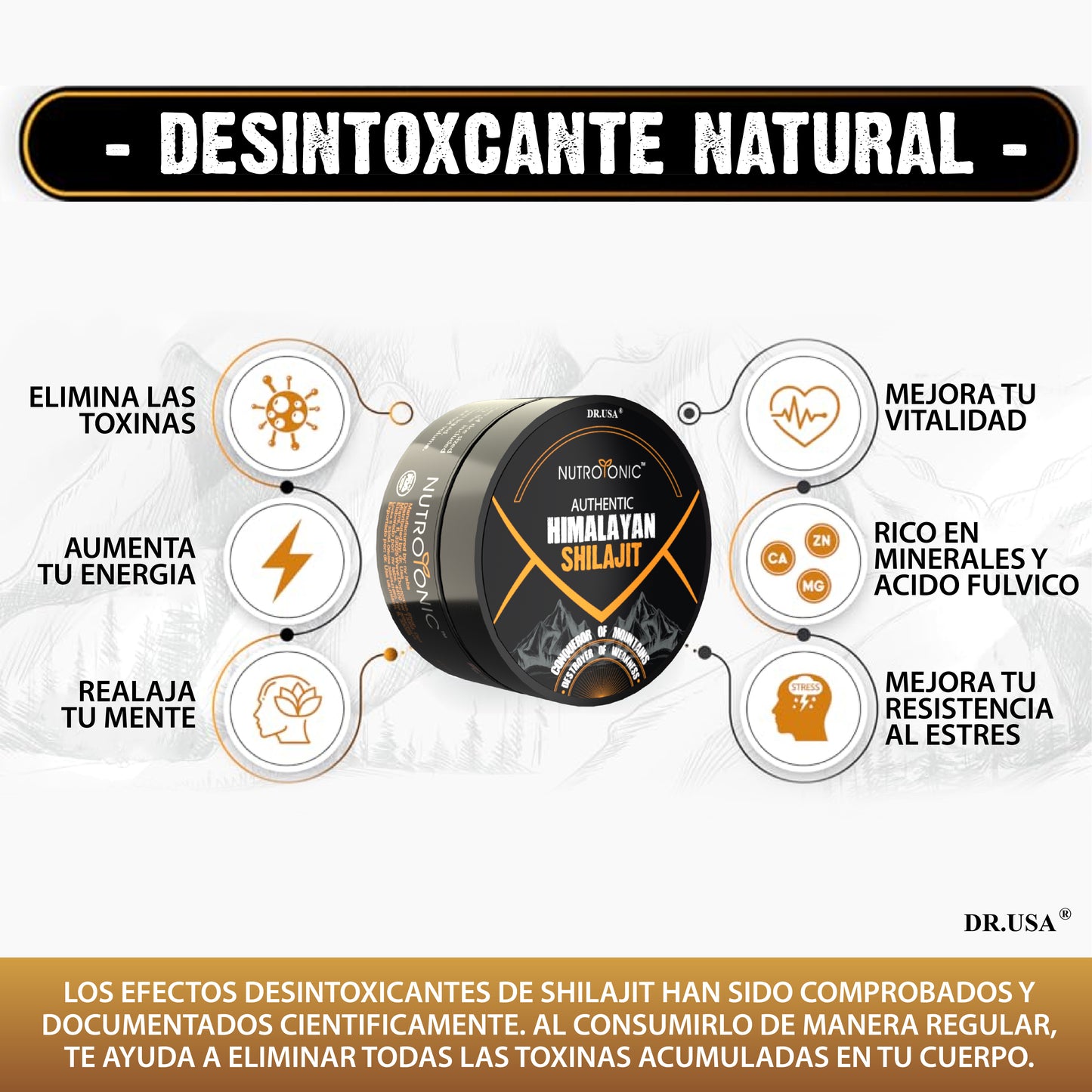 Shilajit Original Himalaya® – Energía Natural y Vitalidad al Máximo 🌿💪