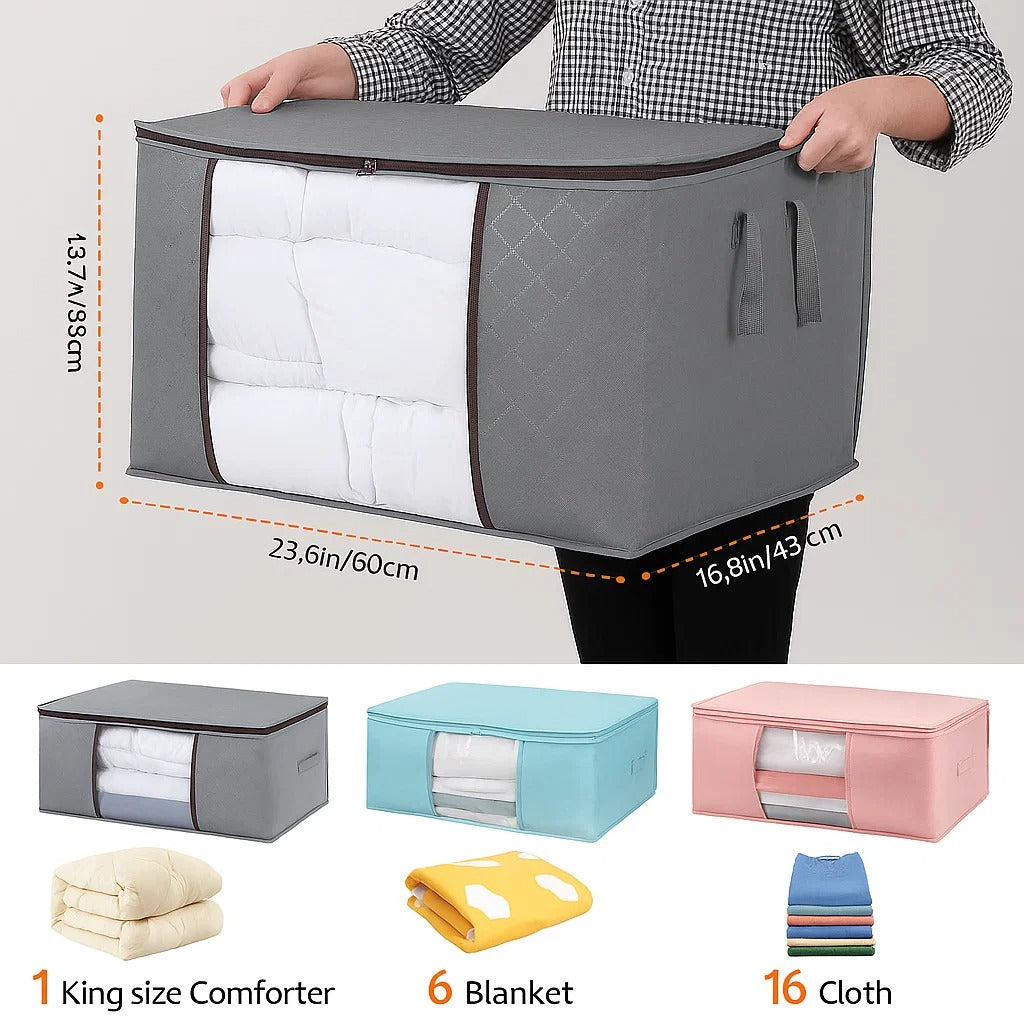 BoxFold™ – Set de Organizadores de Tela Económica