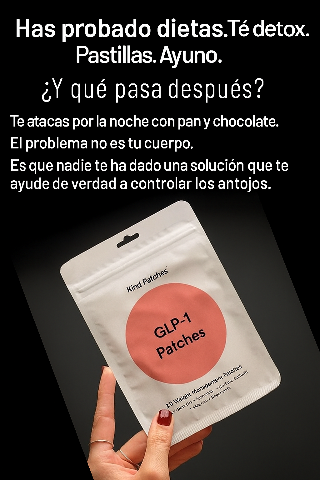 Parches GLP-1® - menos antojos, más control, resultados reales ✨