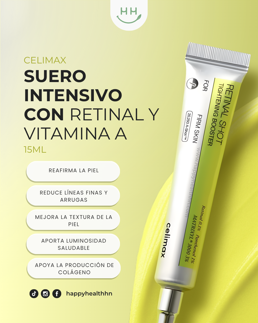 Celimax Retinal Shot – El Secreto Coreano para Reducir Arrugas y Rejuvenecer tu Piel 🧬