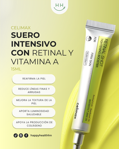 Celimax Retinal Shot – El Secreto Coreano para Reducir Arrugas y Rejuvenecer tu Piel 🧬