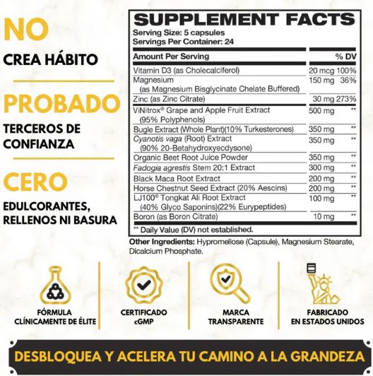 King Maker™ | Energía y Vitalidad Masculina