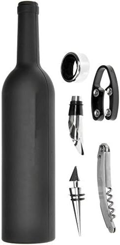 Kit de 5 herramientas de Vino con Estuche forma de botella