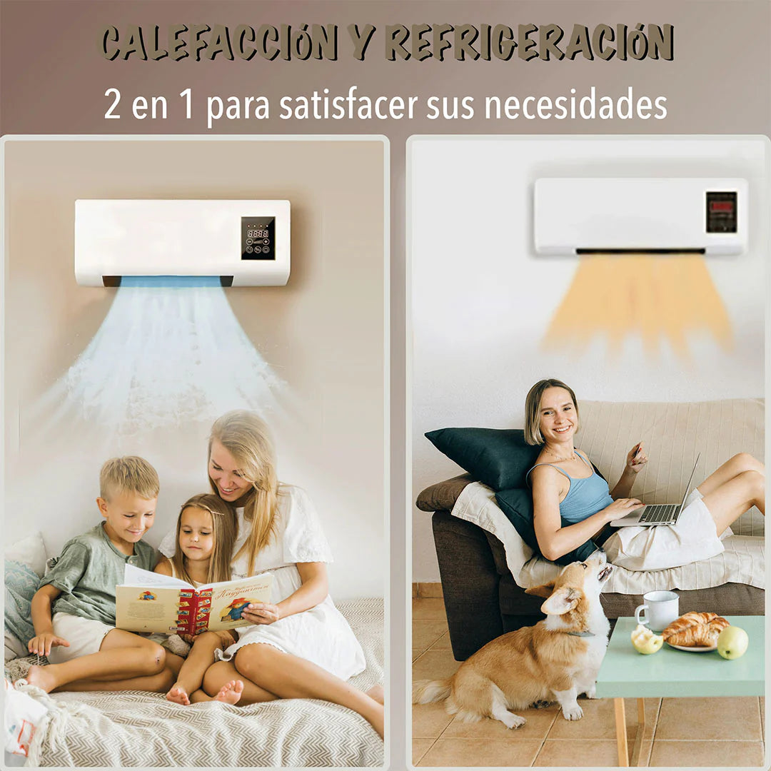 Aire Acondicionado 2 en 1 – Fresco en verano, cálido en invierno❄️🔥