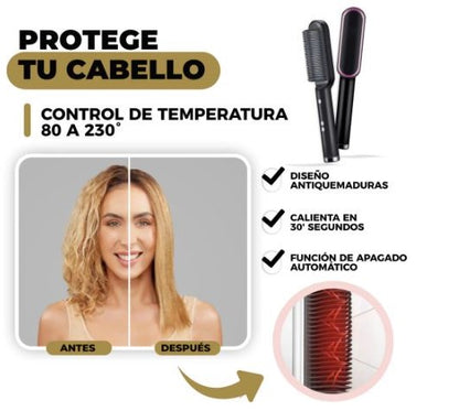 Peine Mágico Pro™ — Peina, Alisa y Elimina el Frizz en un Solo Paso 💫