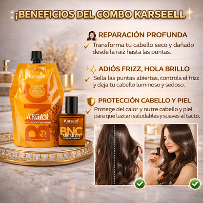 Combo Karseell® Original - Nutrición Profunda Colágeno con Argán💆‍♀️