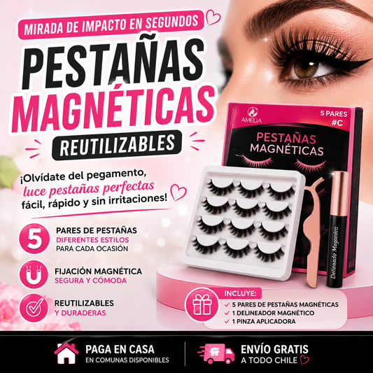 Pestañas Magnéticas Reutilizables – Mirada de Impacto en Segundos 👁️✨