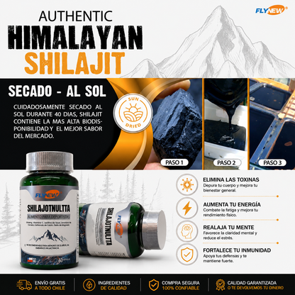 Shilajit Ultra Himalaya® – Energía Natural y Vitalidad al Máximo 🌿💪