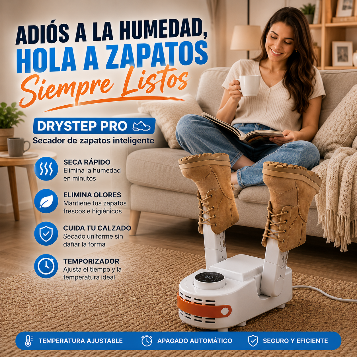 Secador para Zapatos - ¡Olvídate de la Humedad y el Mal Olor!👟