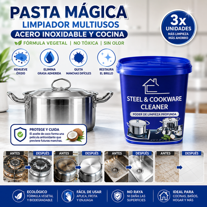 Pasta Mágica® – ¡Brillo Extremo en Minutos! 3X1