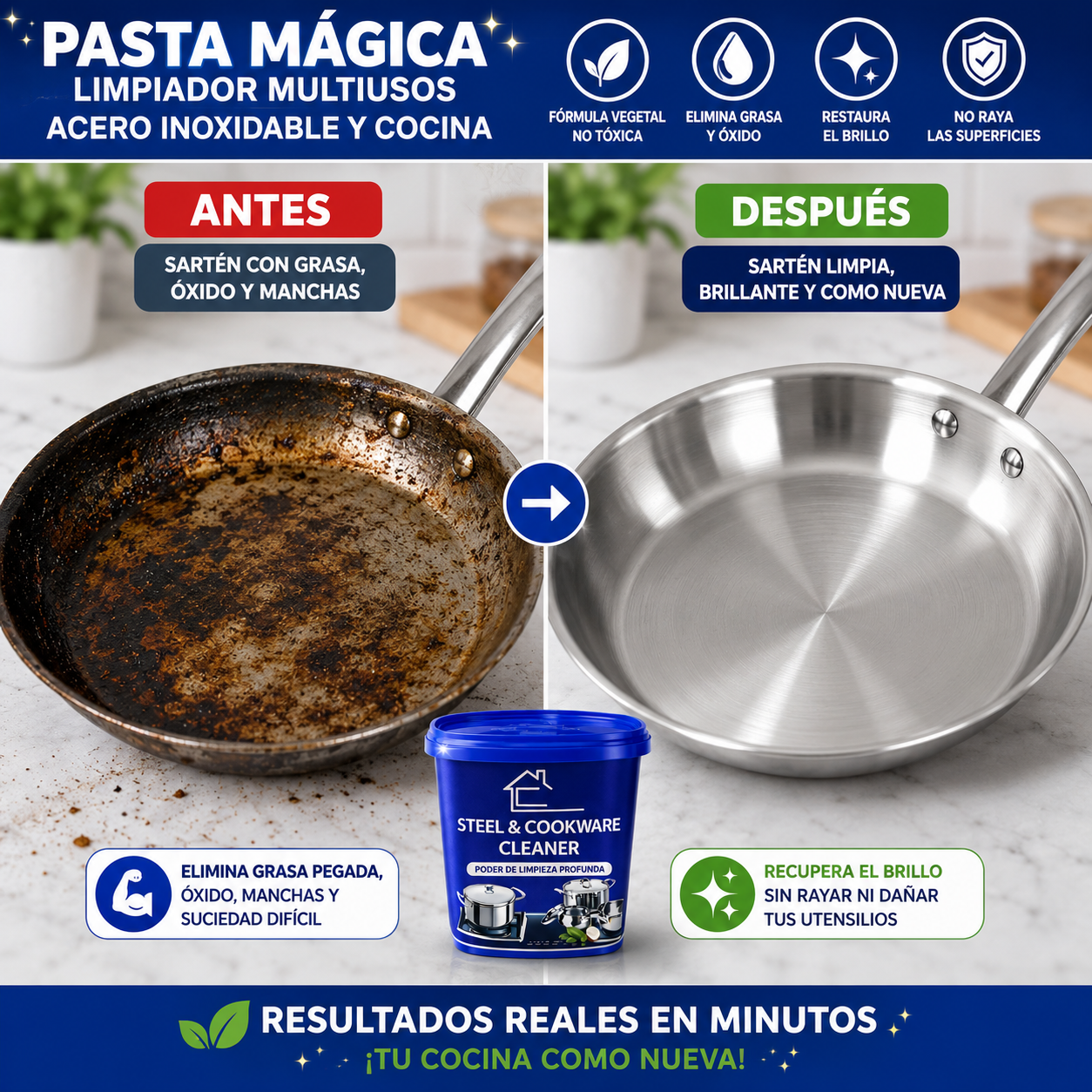 Pasta Mágica® – ¡Brillo Extremo en Minutos! 3X1