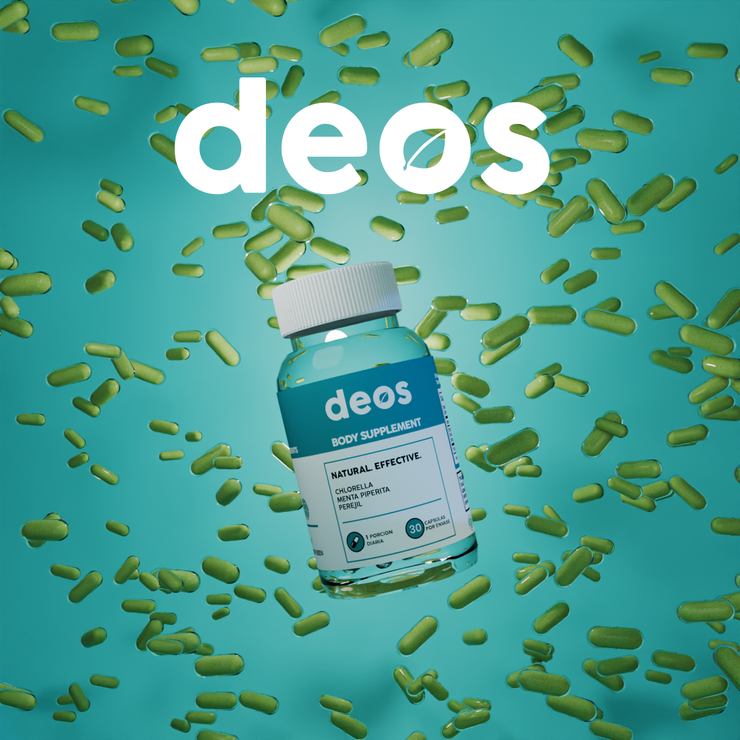 DEOS-Desodorante Interno-Cuerpo libre de olores en 7 días