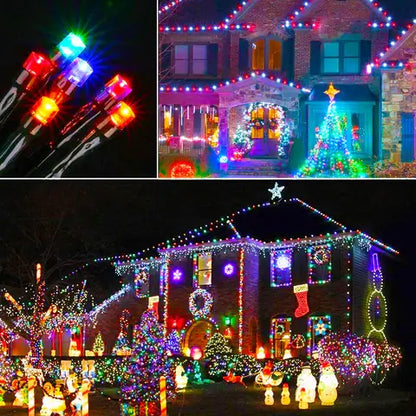 Luces Solares Navideñas 17 mts - Decora tu Hogar sin Preocuparte del Consumo