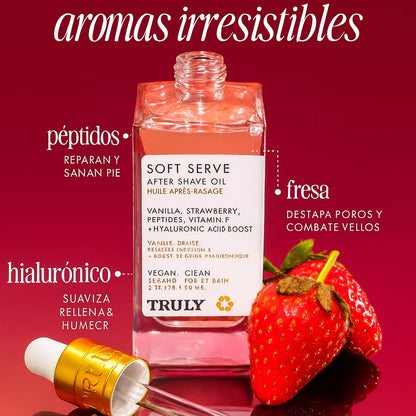 Truly Soft Serve™ – Aceite Post-Afeitado - Piel suave, clara y libre de irritación