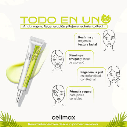 Celimax Retinal Shot – El Secreto Coreano para Reducir Arrugas y Rejuvenecer tu Piel 🧬