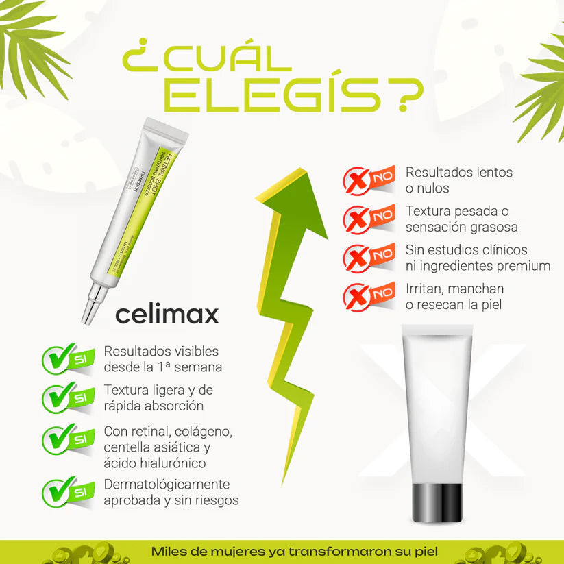 Celimax Retinal Shot – El Secreto Coreano para Reducir Arrugas y Rejuvenecer tu Piel 🧬