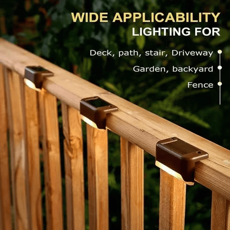 Pack 4 Focos Led Solar Pared
