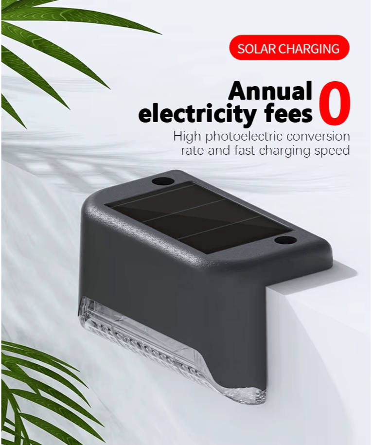 Pack 4 Focos Led Solar Pared