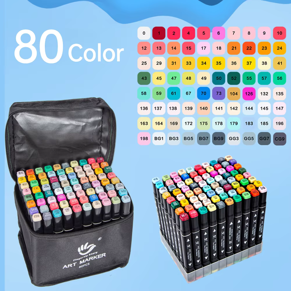 Set de Marcadores de 80 Piezas