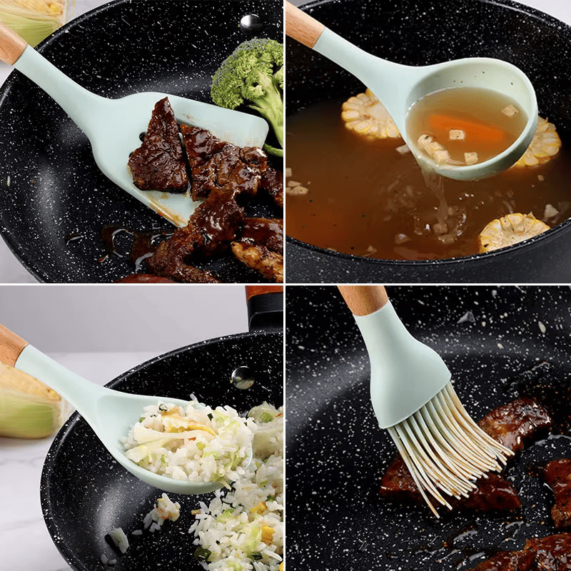 Set de 12 Utensilios de Cocina de Silicona