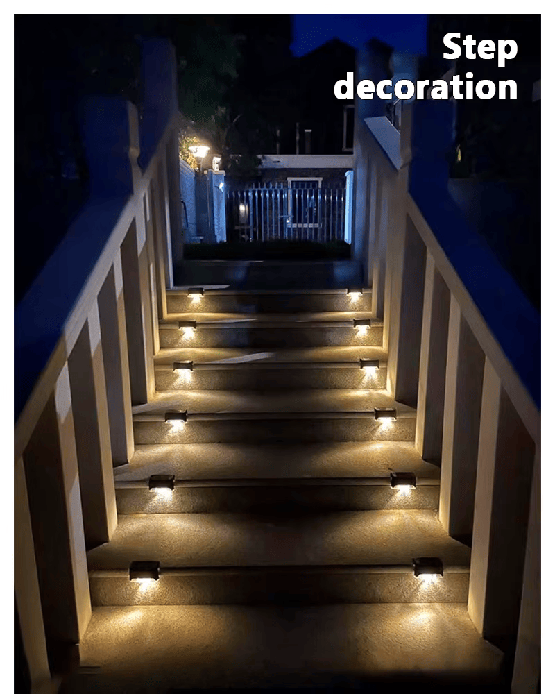 Pack 4 Focos Led Solar Pared