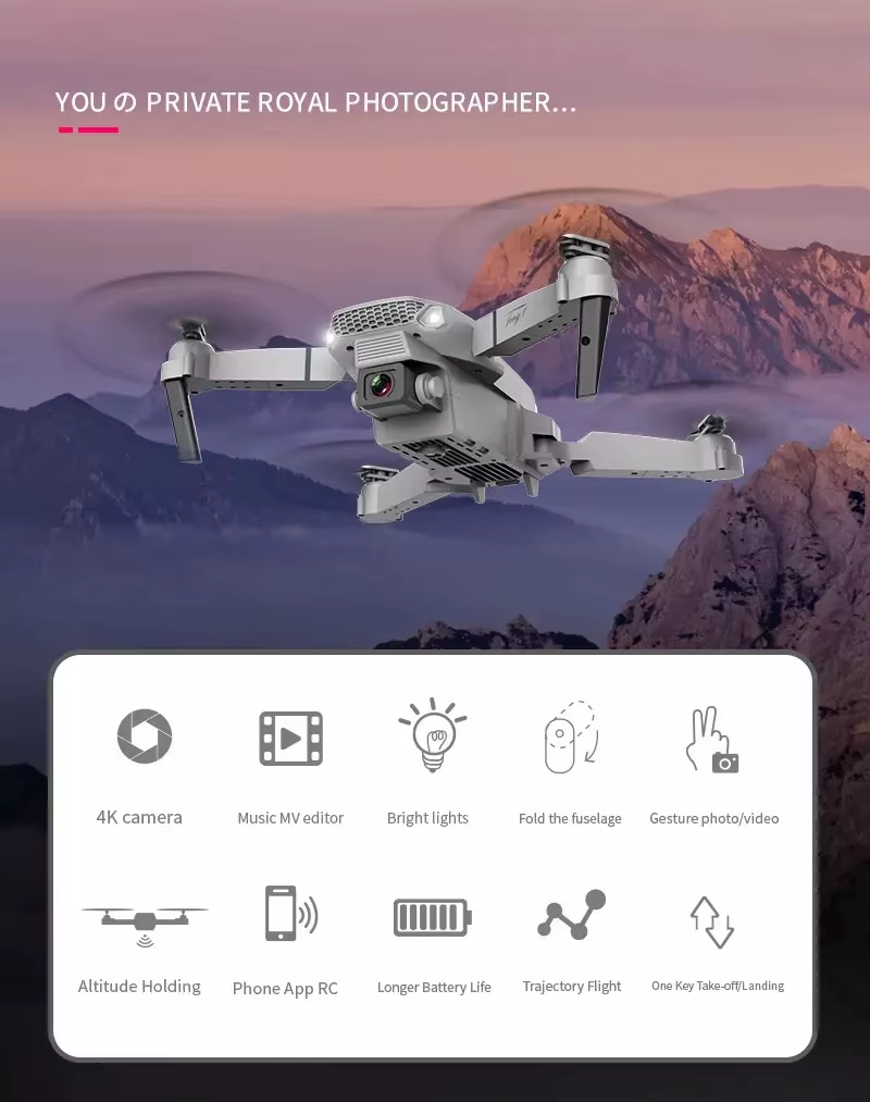 Drone Dual Camera 4K PRO Wifi